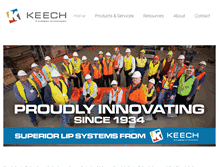 Tablet Screenshot of keech.com.au